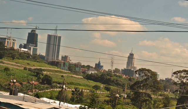 Downtown Nairobi. Da will ja niemand hin.