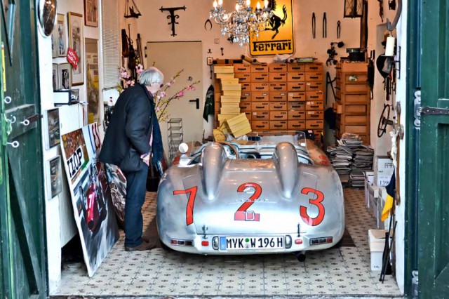 Allein die Garage ist ein kleines Museum