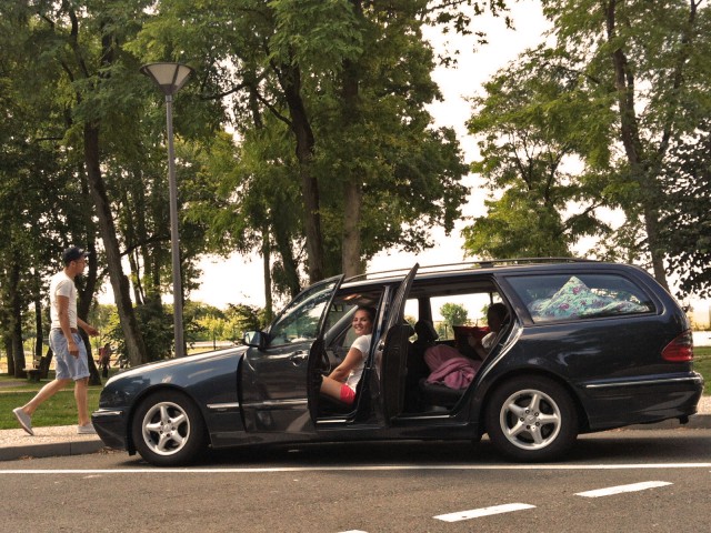 Fahrerwechsel. Cool, ich kann mal dösen.