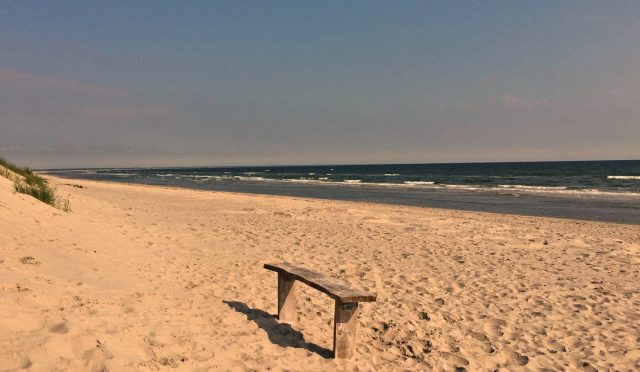 Verweilen und einfach nur auf das Meer gucken.