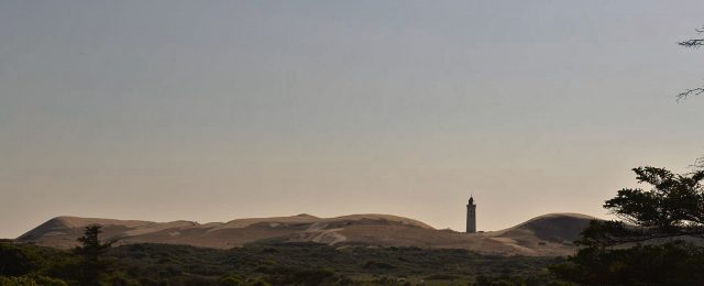 Da ist wirklich eine Menge Sand links und rechts