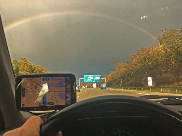 Ein Regenbogen bedeutet ja meistens etwas Schönes.