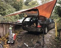 Campen und Arbeit kombinieren…