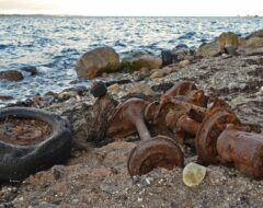 Das Wrack am Strand